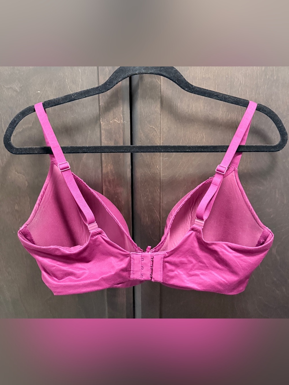 Victoria's Secret Body by Victoria Lined Demi Wine Padded Underwire Bra - Picture 3 of 4